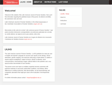 Tablet Screenshot of latinhumangenetics.com